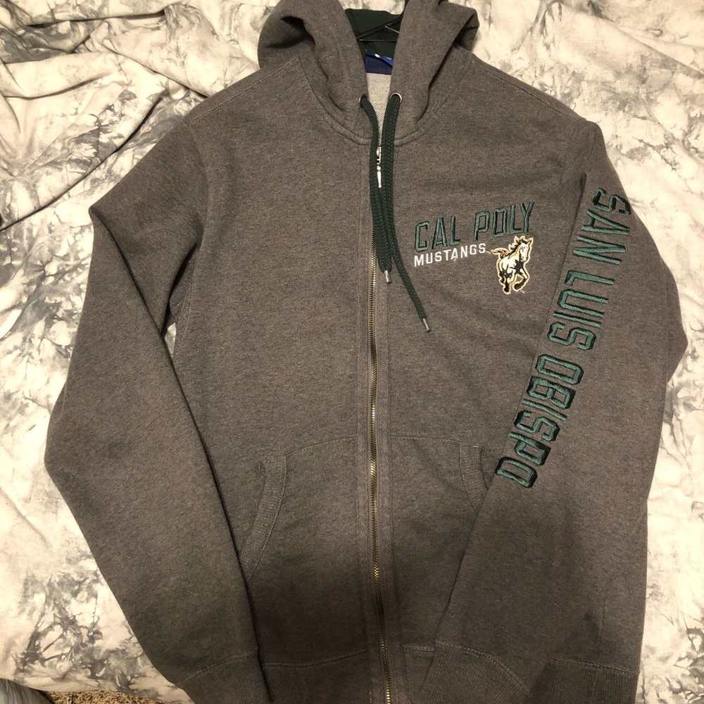 Cal Poly San Luis Obispo Mustangs Zip Up Jacket